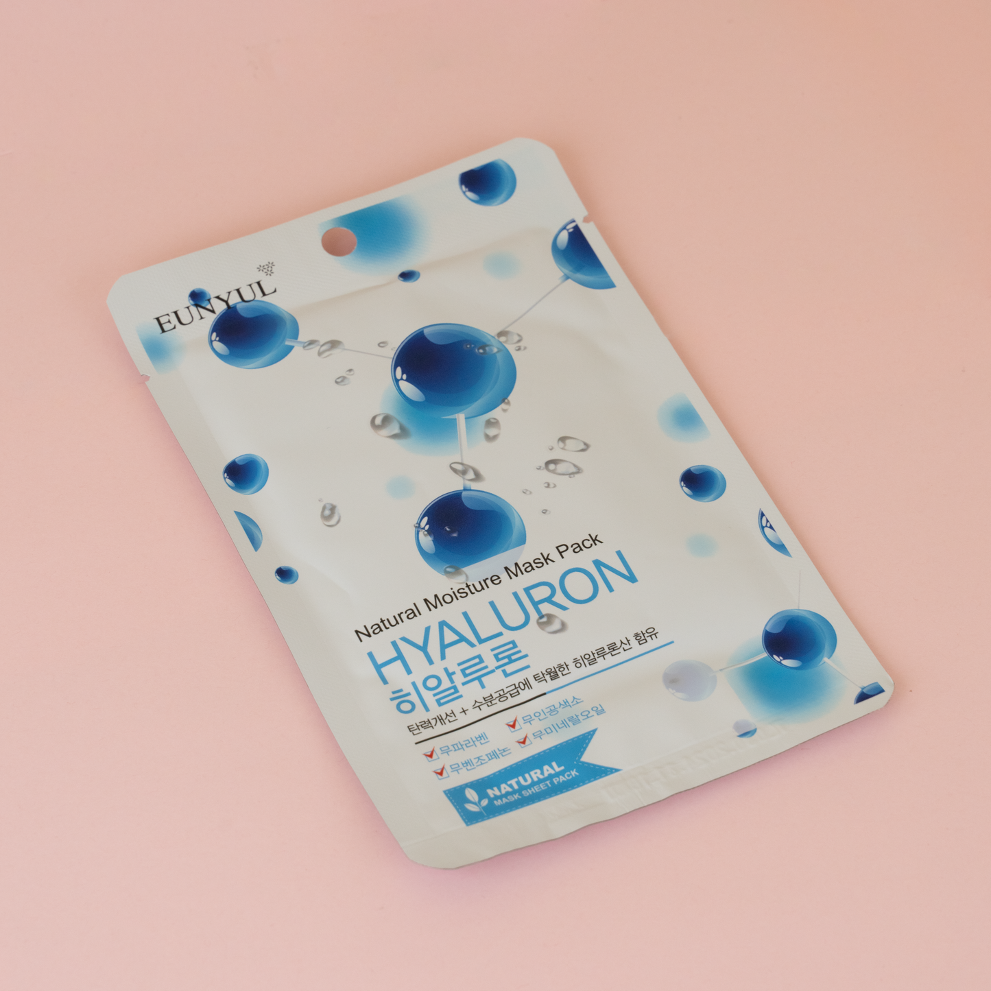 EUNYUL Natural Moisture Mask Pack HYALURON 22ml