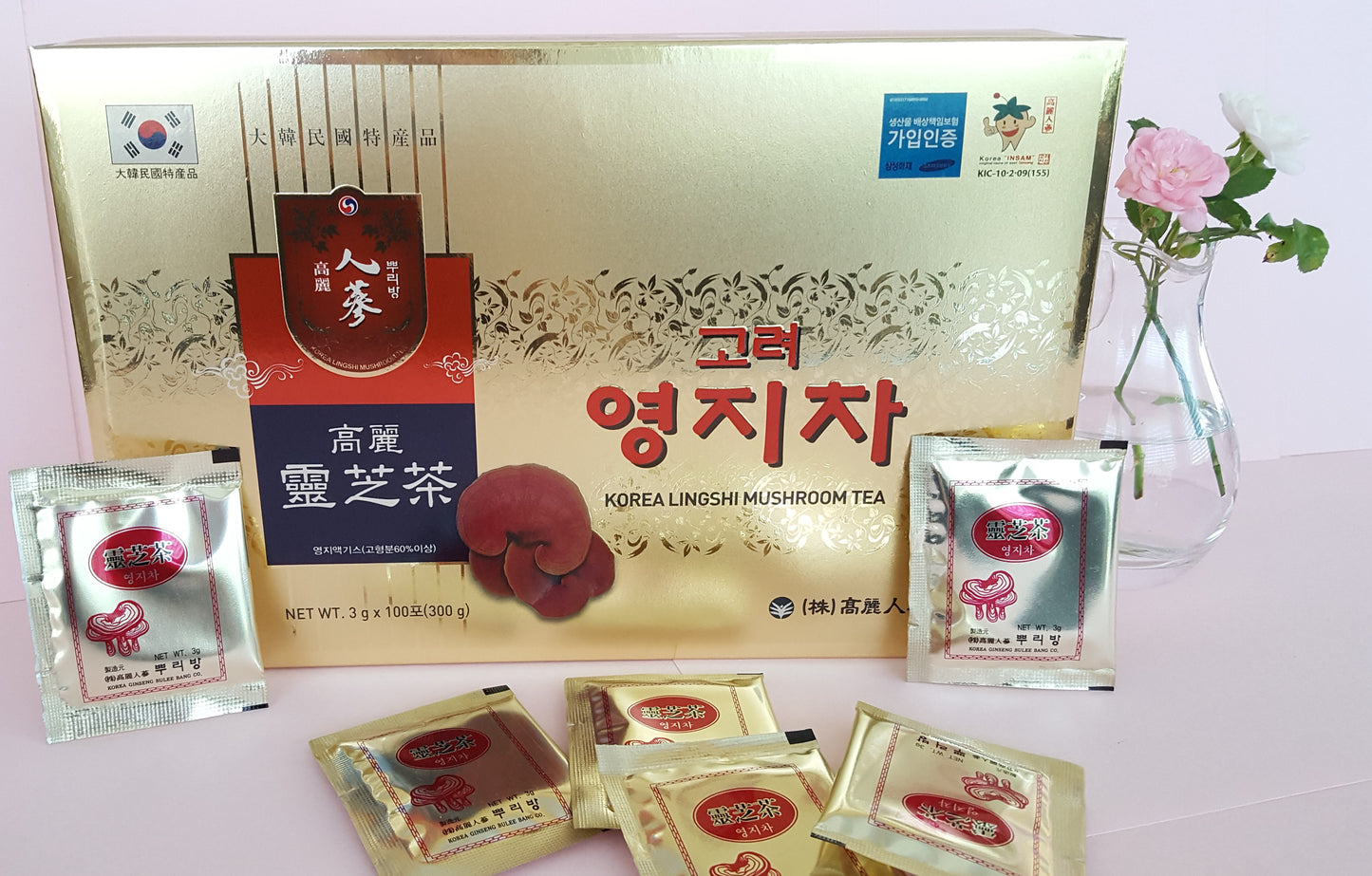 Buleebang 100% Korea Lingzhi Mushroom Tea (3g*100ea)