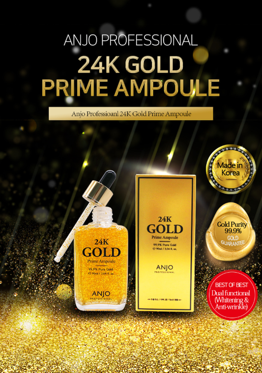 ANJO-24K Gold Prime Ampoule 99.9% Pure Gold 90ml