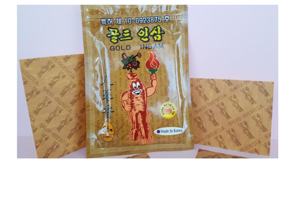 Gold Ginseng Insam Health Patch (25ea) 1 Pack